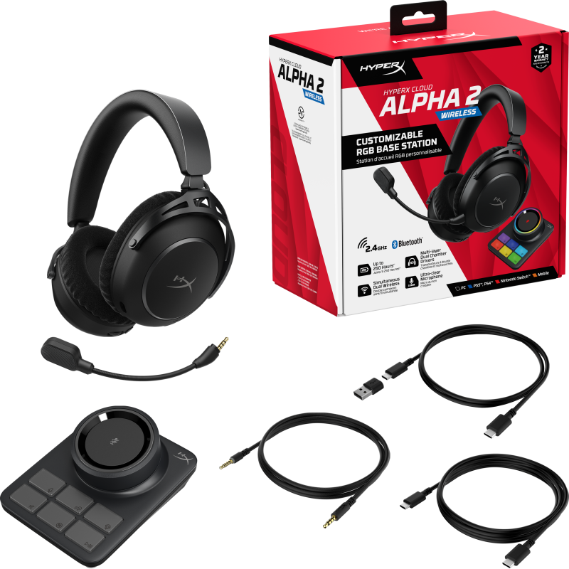 Компьютерная гарнитура HyperX Cloud Alpha 2 Black (AJ5C7AA)