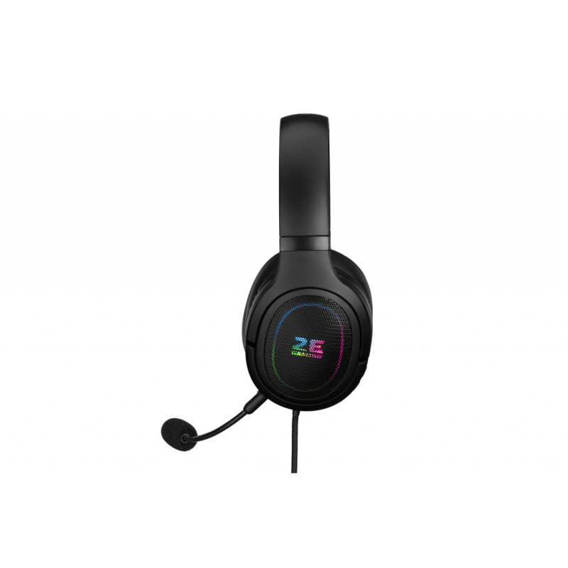 Комп'ютерна гарнітура 2E HG330 RGB USB 7.1 Black (2E-HG330BK-7.1)