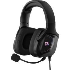 Комп'ютерна гарнітура 2E HG340 RGB USB 7.1 Black (2E-HG340BK-7.1)