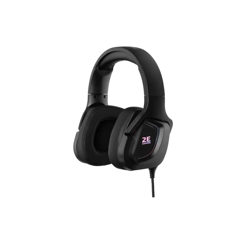 Компьютерная гарнитура 2E HG340 RGB USB 7.1 Black (2E-HG340BK-7.1)