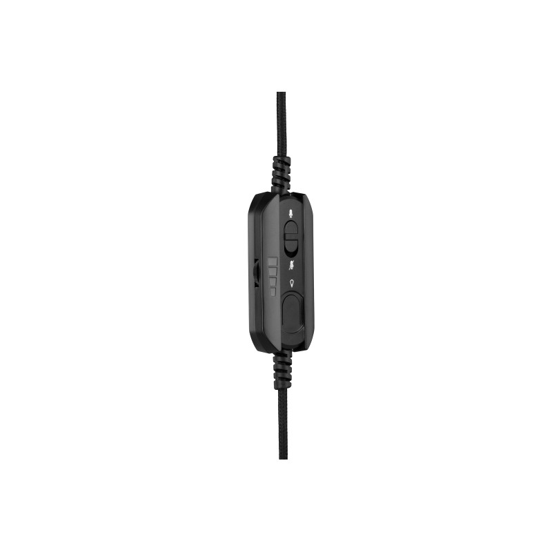 Комп'ютерна гарнітура 2E HG340 RGB USB 7.1 Black (2E-HG340BK-7.1)