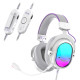 Комп'ютерна гарнітура Fifine H16W RGB White