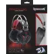 Комп'ютерна гарнітура Redragon Memecoleous Black-Red Vibration (75096)
