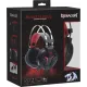 Комп'ютерна гарнітура Redragon Memecoleous Black-Red Vibration (75096)