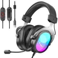 Комп'ютерна гарнітура Fifine H16 RGB Black