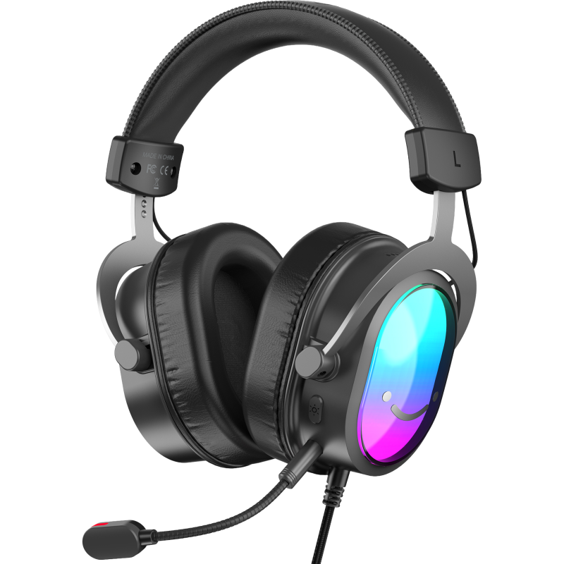 Комп'ютерна гарнітура Fifine H16 RGB Black