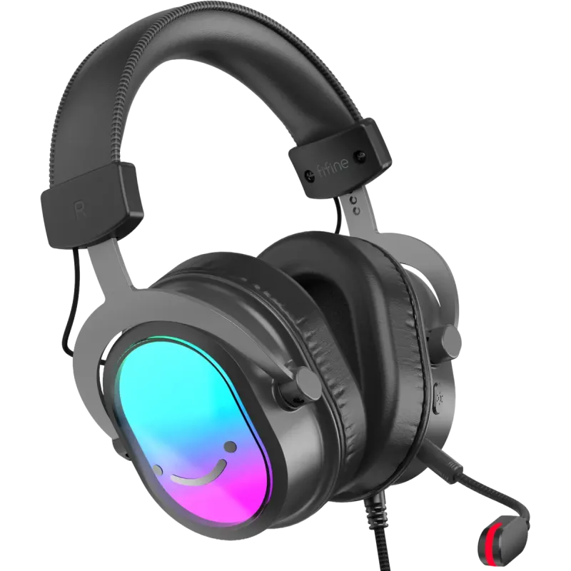 Комп'ютерна гарнітура Fifine H16 RGB Black