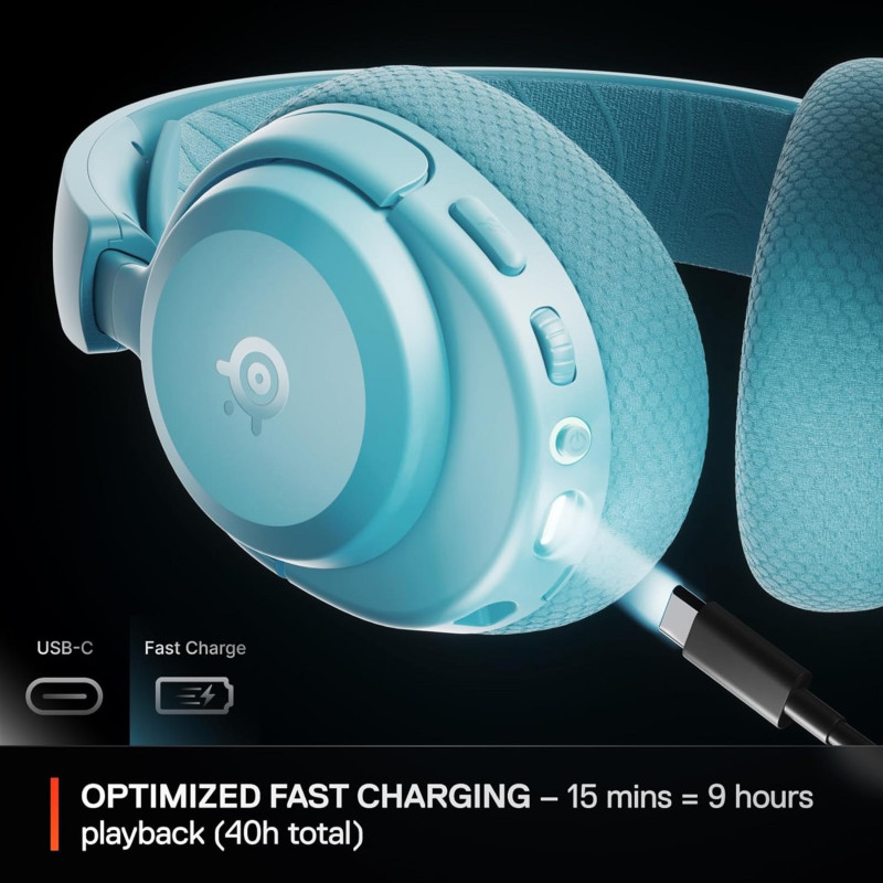 Компьютерная гарнитура SteelSeries Arctis Nova 3P Aqua (61688)