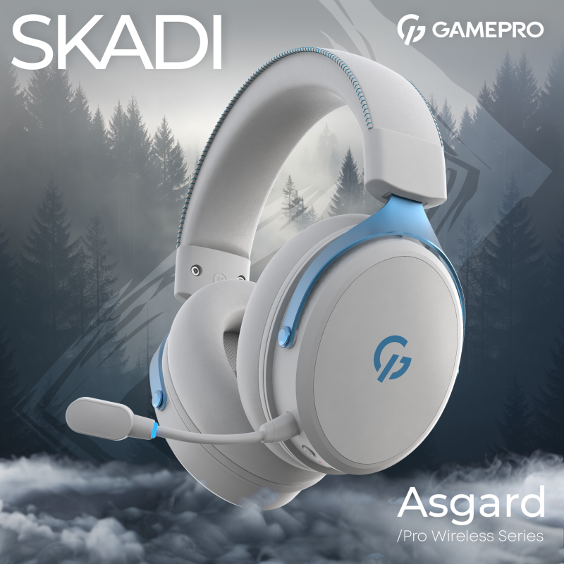 Компьютерная гарнитура GamePro Asgard Skadi White (HSW191WB)