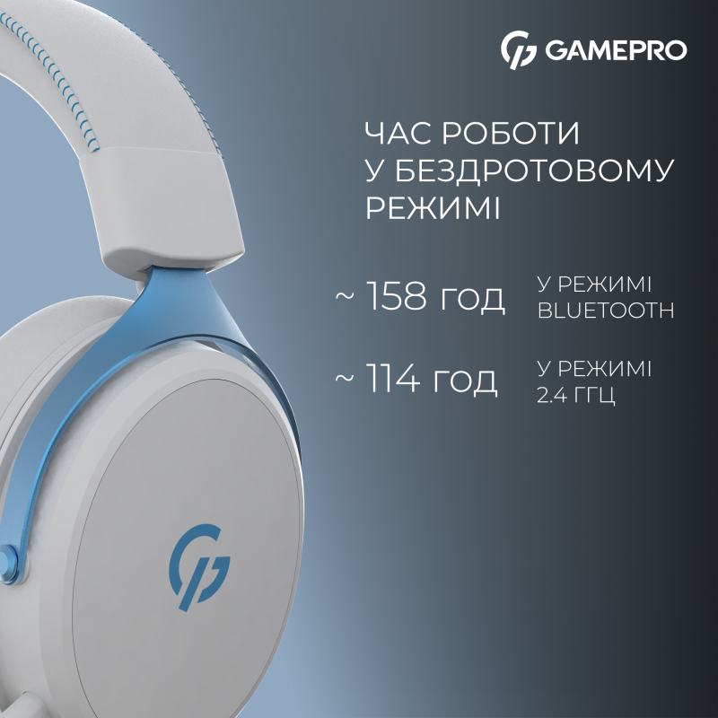 Компьютерная гарнитура GamePro Asgard Skadi White (HSW191WB)