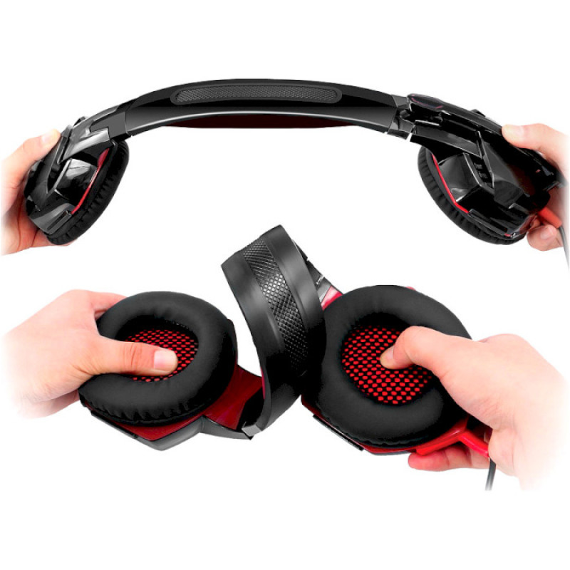 Комп'ютерна гарнітура REAL-EL GDX-8100 Black (EL124100055)