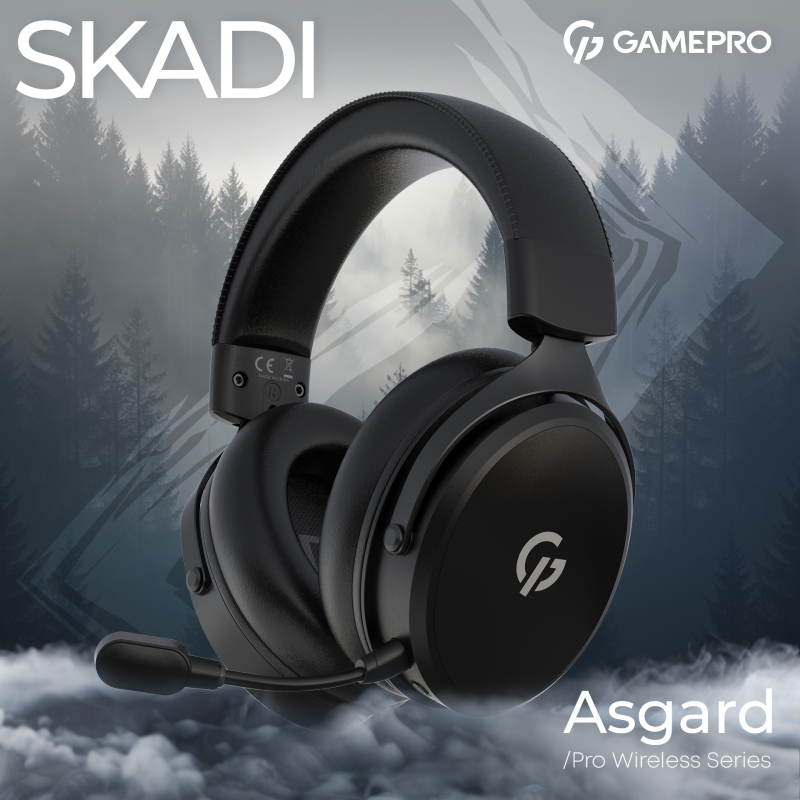Компьютерная гарнитура GamePro Asgard Skadi Black (HSW191B)