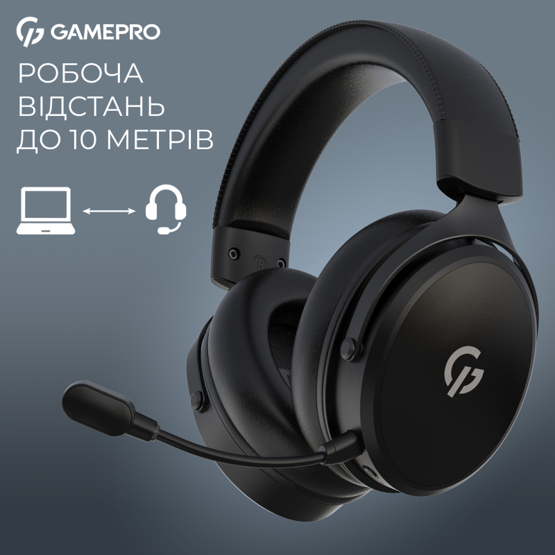 Компьютерная гарнитура GamePro Asgard Skadi Black (HSW191B)