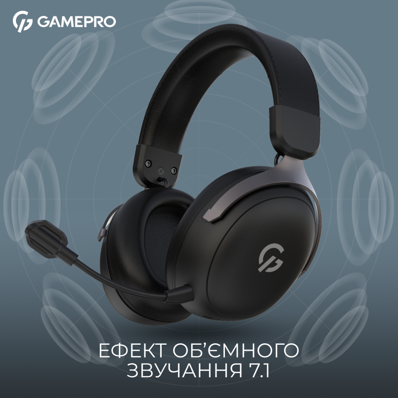 Компьютерная гарнитура GamePro Asgard Freya Pro Black (HSW201B)