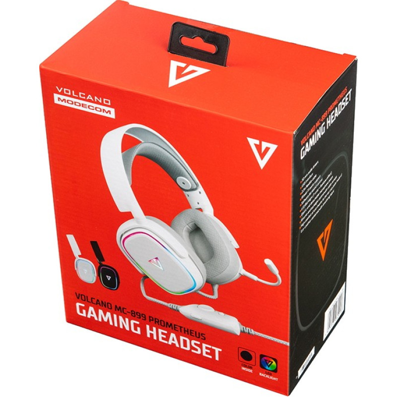 Комп'ютерна гарнітура Modecom MC-899 Prometheus White (S-MC-899-PROMETHEUS-200)