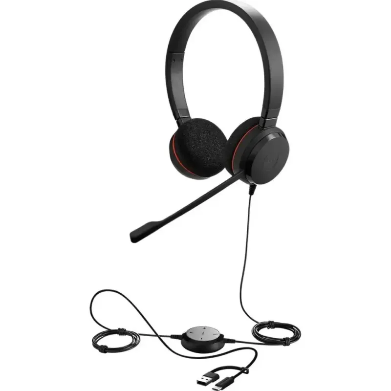 Компьютерная гарнитура JABRA Evolve 20 USB C/A MS Stereo Black (4999-823-169)