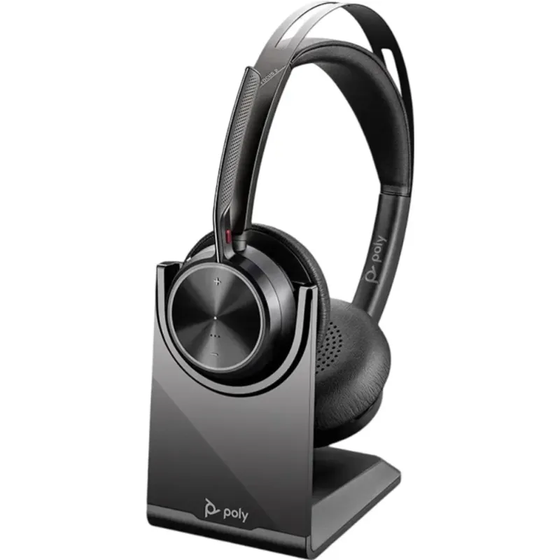 Компьютерная гарнитура Poly Focus 2 USB-C + USB-C/A Adapter HS with Charge Stand Stereo (9T9J5AA)