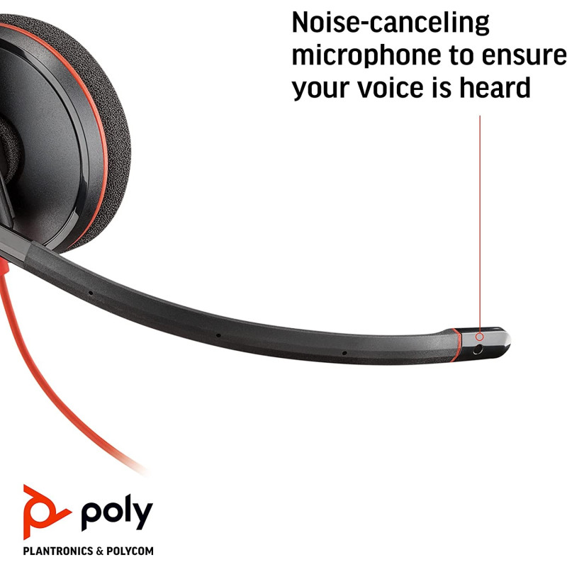 Комп'ютерна гарнітура POLY Blackwire C3215 (209746-201) (8X227AA)