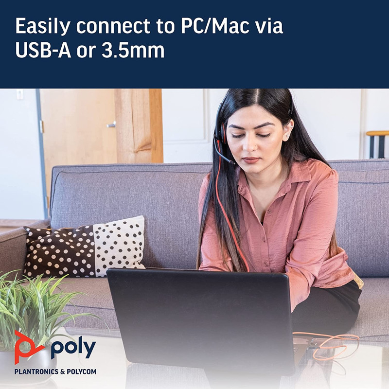 Комп'ютерна гарнітура POLY Blackwire C3215 (209746-201) (8X227AA)