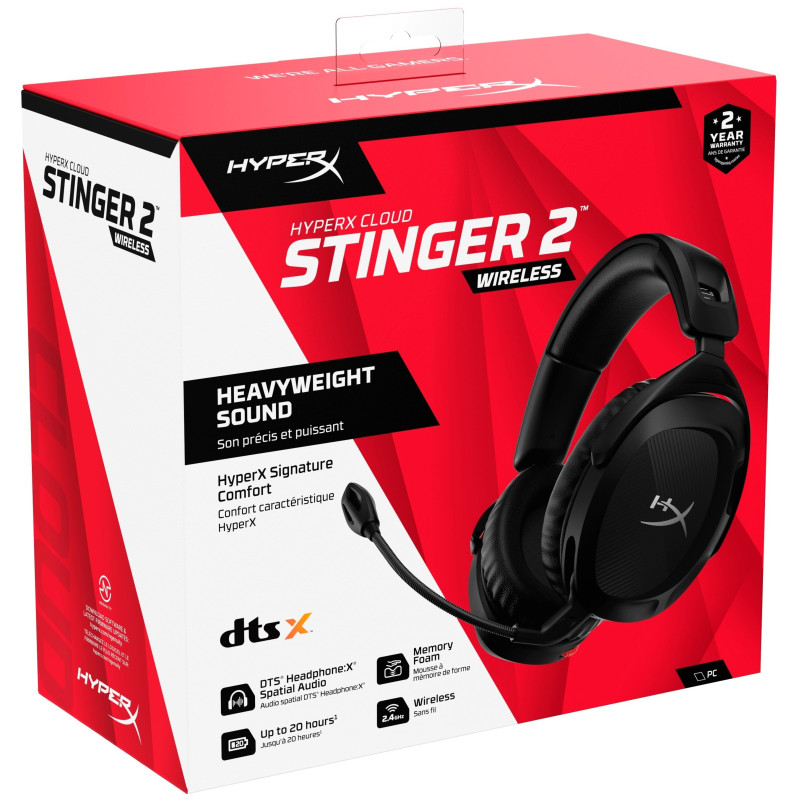 Компьютерная гарнитура HyperX Cloud Stinger 2 Wireless Black (676A2AA)
