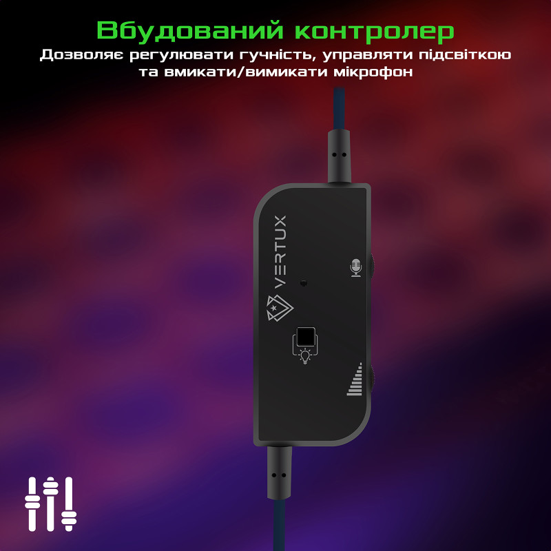 Компьютерная гарнитура Vertux Tokyo Blue (tokyo.blue)