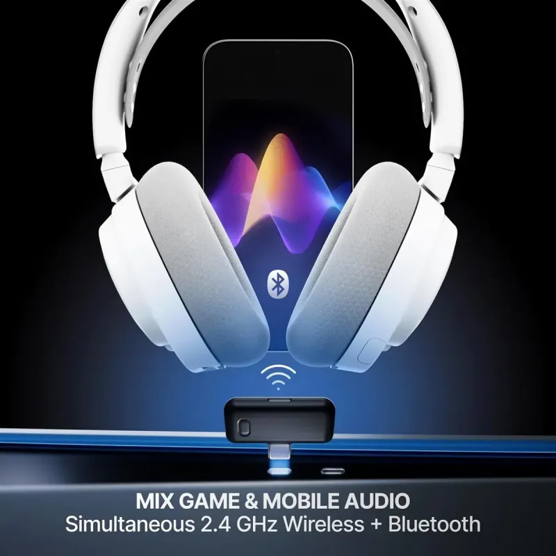 Компьютерная гарнитура SteelSeries Arctis Nova 7 Wireless Gen 2 White (61731)