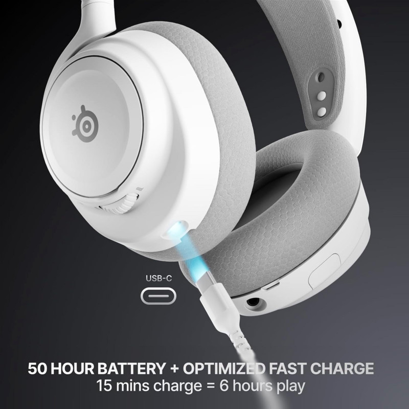 Комп'ютерна гарнітура SteelSeries Arctis Nova 7 Wireless Gen 2 White (61731)