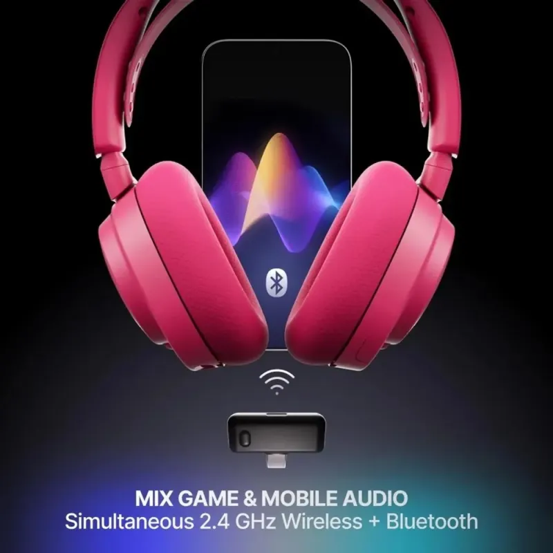 Компьютерная гарнитура SteelSeries Arctis Nova 7X Gen 2 Wireless Magenta (SS61760)
