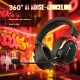 Компьютерная гарнитура Attack Shark L30PRO Wireless,2.4GHz/Bluetooth/3.5mm AUX/AUX-to-Type-C,Black and Red (L30PROBR_AS)