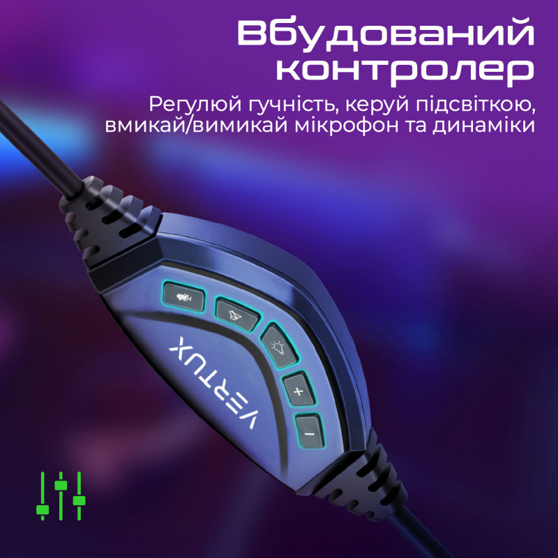 Компьютерная гарнитура Vertux Sirius 7.1 USB Black (sirius.black)