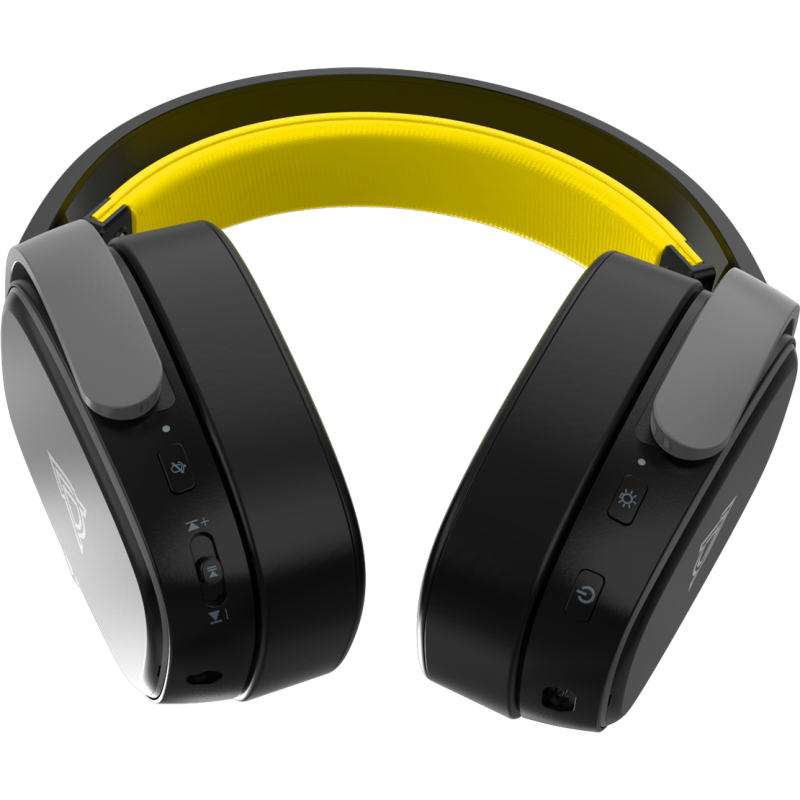 Комп'ютерна гарнітура Ajazz AHM09 MAX Black Gray Yellow (AHM09-MAX-BGY)