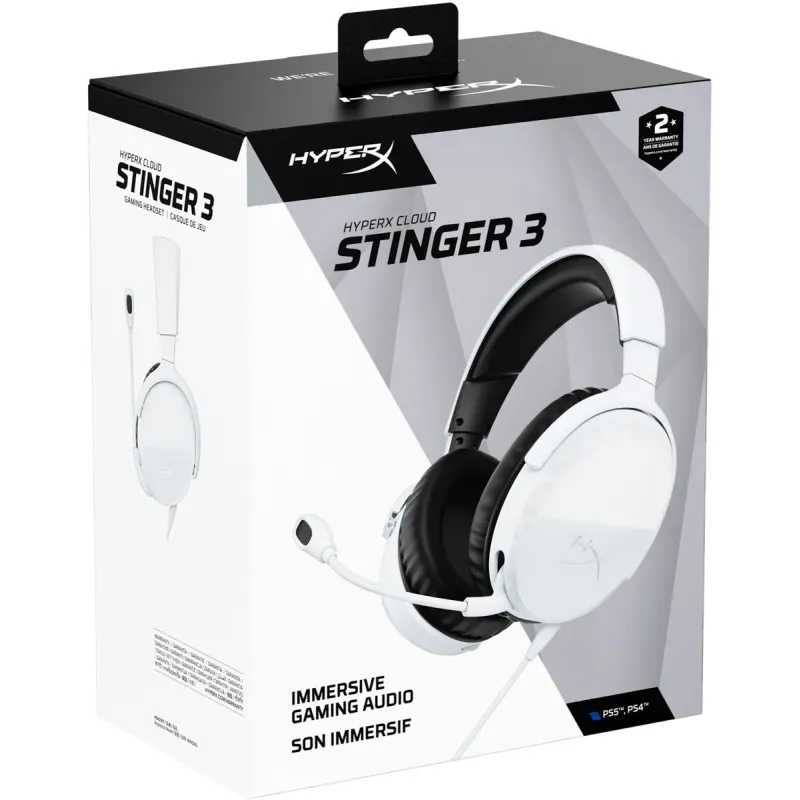 Компьютерная гарнитура HyperX Cloud Stinger 3 Wired White (BS1T6AA)