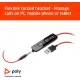 Компьютерная гарнитура POLY BlackWire 5210 USB-A HS Mono (80R98AA)