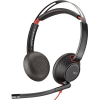 Комп'ютерна гарнітура POLY BlackWire 5220 USB-A HS Stereo Black (80R97AA)