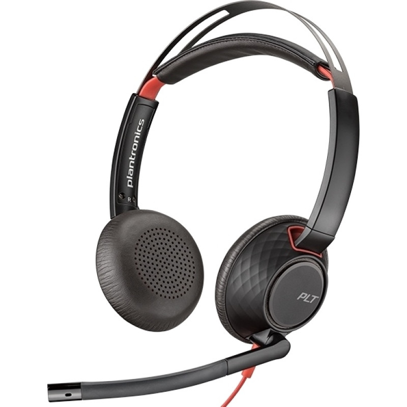 Комп'ютерна гарнітура POLY BlackWire 5220 USB-A HS Stereo Black (80R97AA)