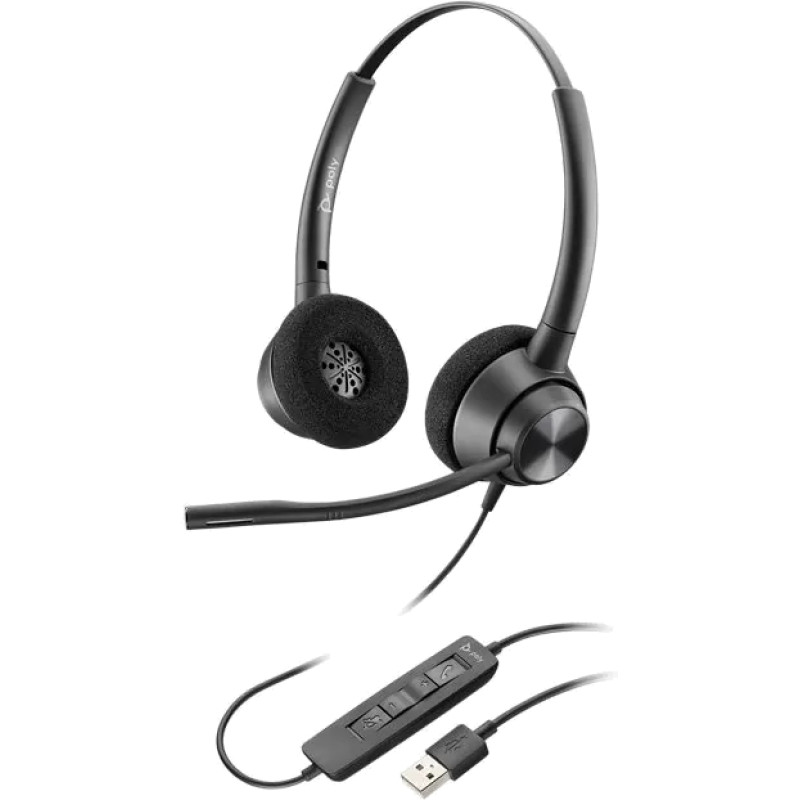 POLY EncorePro 320 Stereo USB-A Black (767G0AA)