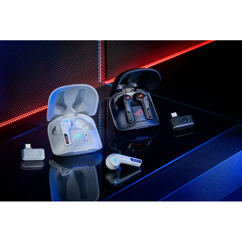 Компьютерная гарнитура ASUS ROG Cetra True Wireless SpeedNova Moonlight White (90YH03Y0-BTUA10)