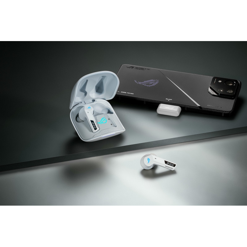Компьютерная гарнитура ASUS ROG Cetra True Wireless SpeedNova Moonlight White (90YH03Y0-BTUA10)