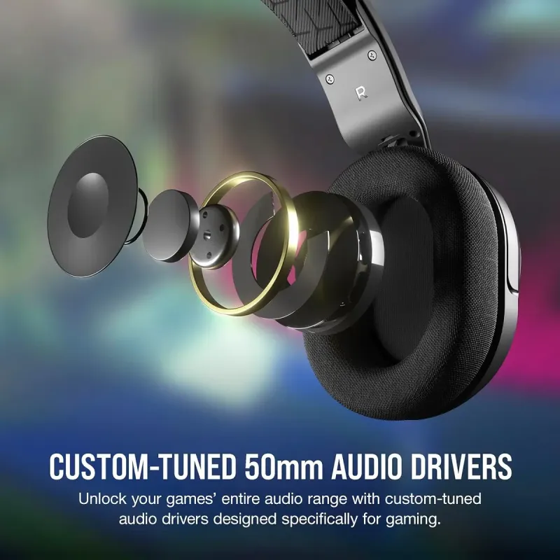 Компьютерная гарнитура Corsair HS35 SURROUND v2 Black (CA-9011386)