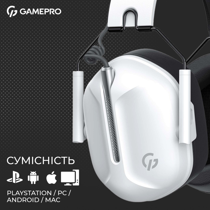GamePro Genesis Hunter White (HS1350W)