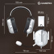 GamePro Genesis Hunter White (HS1350W)