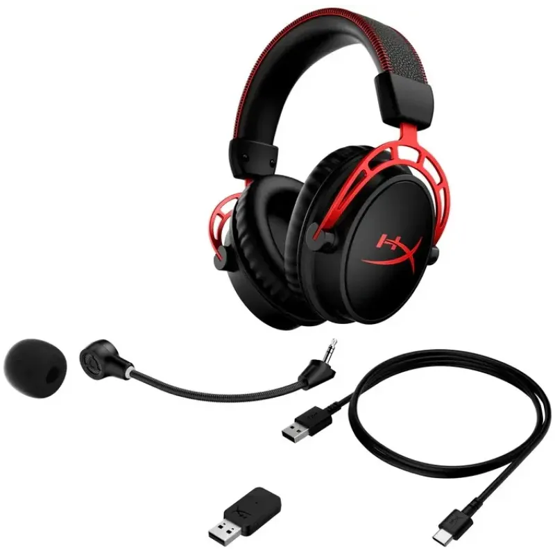 Комп'ютерна гарнітура HyperX Cloud Alpha Wireless Black (4P5D4AA)