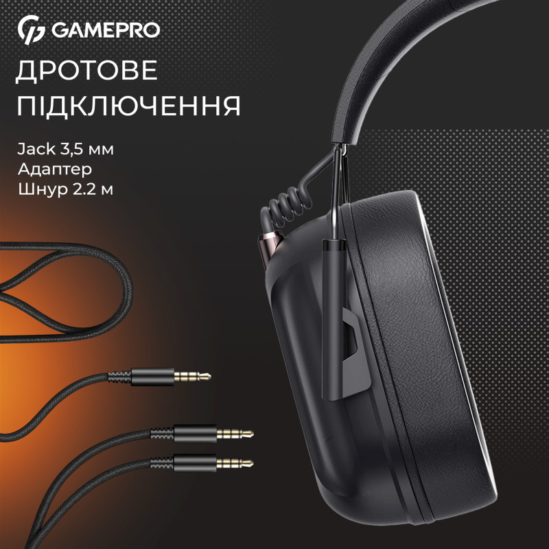 GamePro Genesis Hunter Black (HS1350B)