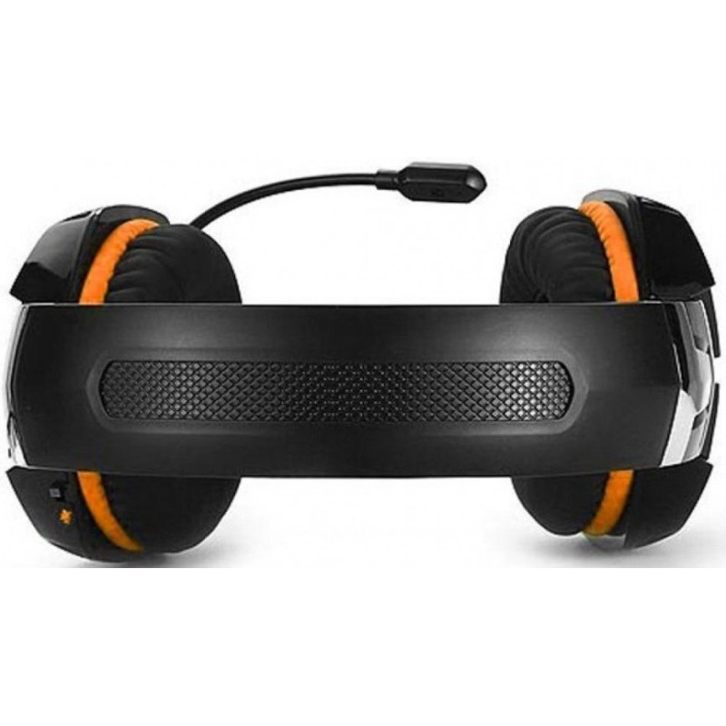 Компьютерная гарнитура REAL-EL GDX-7700 Surround 7.1 Black-orange (EL124100016)