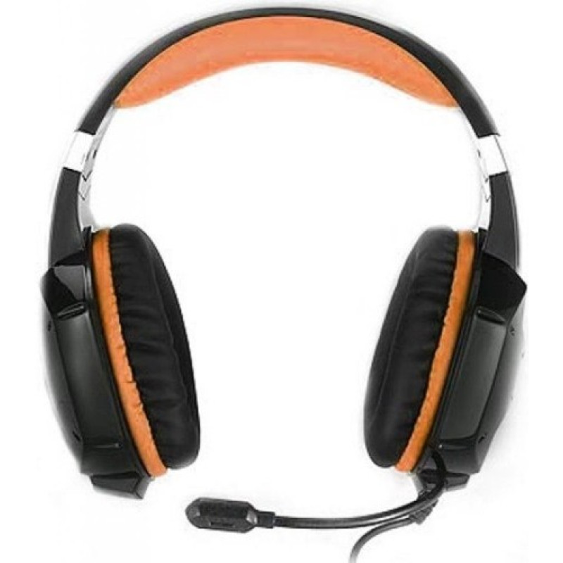 Компьютерная гарнитура REAL-EL GDX-7700 Surround 7.1 Black-orange (EL124100016)