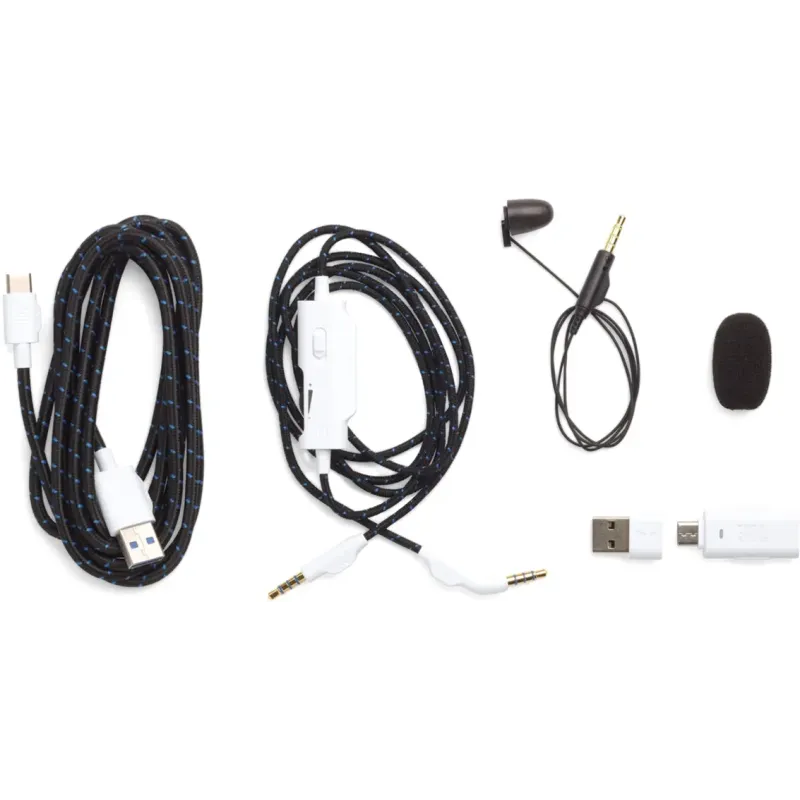 Комп'ютерна гарнітура JBL Quantum 910P Console Wireless (JBLQ910PWLWHTBLU)