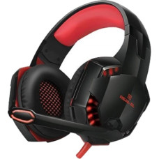 Компьютерная гарнитура REAL-EL GDX-8000 Vibration Surround 7.1 BackLit Black-Red (EL124100017)