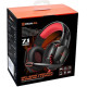 Компьютерная гарнитура REAL-EL GDX-8000 Vibration Surround 7.1 BackLit Black-Red (EL124100017)