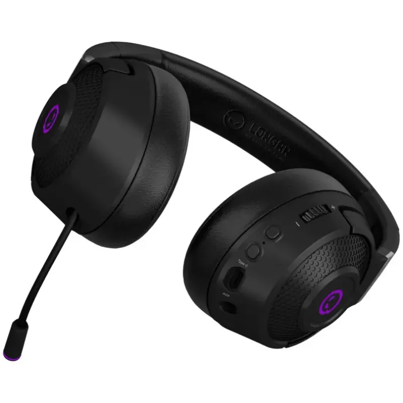 Компьютерная гарнитура LORGAR Noah 702 Wireless Gaming Black (LRG-GHS702)