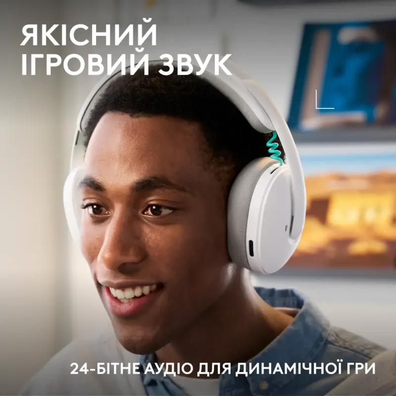 Комп'ютерна гарнітура Logitech G325 Lightspeed Wireless White (981-001531)